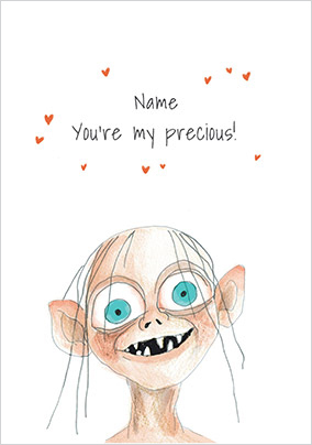 You're My Precious Personalised Anniversary Card