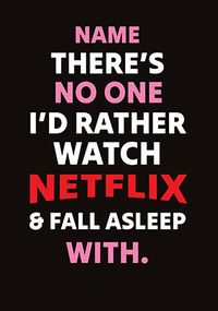 Tap to view Watching Netflix Valentine's Day Card