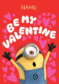 Tap to view Minions Be My Valentine's Day Card