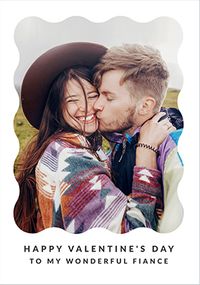 Tap to view Happy Momento Fiance Valentine's Day Photo Card