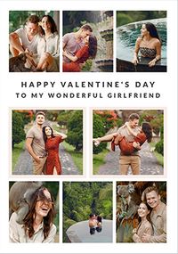 Tap to view Happy Momento Girlfriend Valentine's Day 8 Photo Card