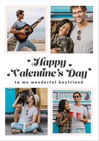Tap to view Happy Momento Boyfriend Valentine's Day 4 Photo Card
