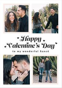 Tap to view Happy Momento Fiancé Valentine's Day 4 Photo Card