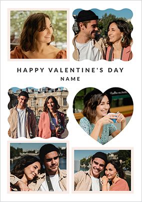 Photo of Happy Momento Valentine's Day 6 Photo Card