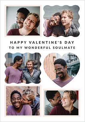 Photo of Happy Momento Soulmate Valentine's Day 6 Photo Card