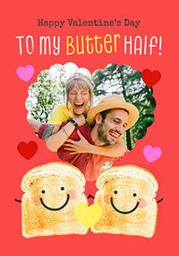Tap to view My Butter Half Valentine's Day Photo Card