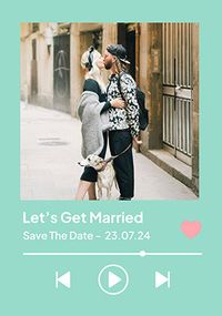 Tap to view Our Song Wedding Save the Date Card