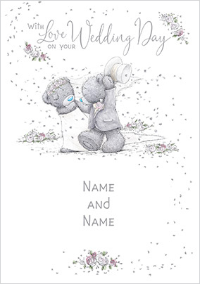 Me To You On Your Wedding Day Card