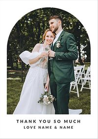 Tap to view Photo Arch Wedding Thank You Card