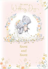 Tap to view Me To You Soft Floral On Your Wedding Day Card