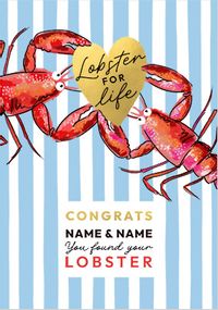 Tap to view You Found Your Lobster Wedding Congratulations Card