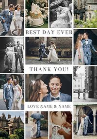 Tap to view Photo Collage Wedding Thank You Card