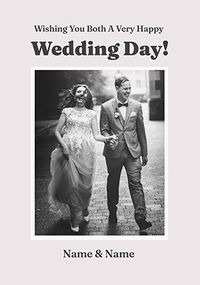 Tap to view Wishing a Happy Wedding Day Photo Card
