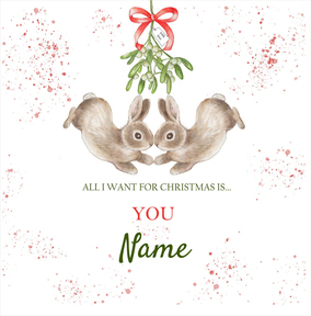 Squirrels Christmas Card