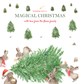 Magical Trees Christmas Card