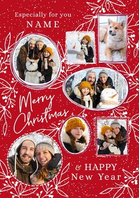 Especially for You Multi Photo Christmas Card