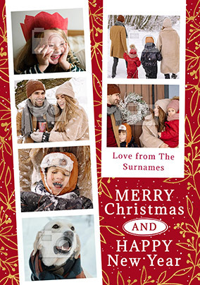 Family Photo Booth Christmas Card