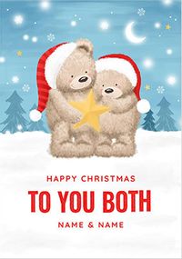 Tap to view To Both of You Cute Bears Personalised Christmas Card