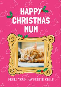 Tap to view Pet Mum Photo Frame Christmas Card