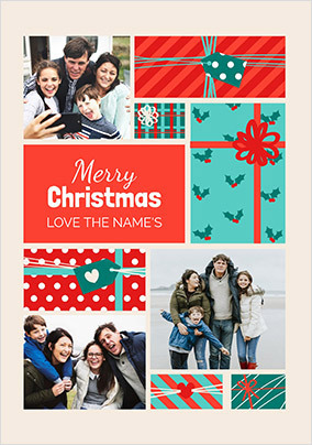 From the Family Presents Photo Christmas Card