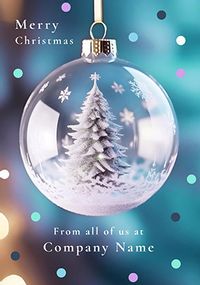 Tap to view Merry Christmas Corporate Bauble Card