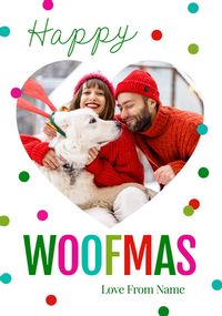 Tap to view Polkadot Woofmas Photo Christmas Card