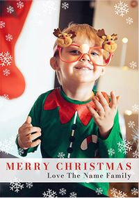 Tap to view Merry Christmas Full Banner Photo Card