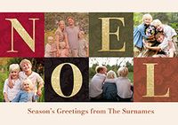 Tap to view Noel Landscape 4 Photo Christmas Card