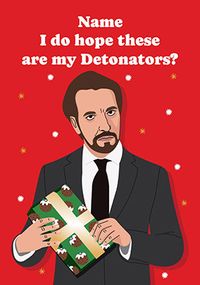 Tap to view Detonators Die Hard Spoof Christmas Card