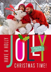 Tap to view Holly Jolly Christmas Photo Card