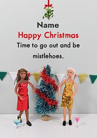 Tap to view Mistlehoes Personalised Christmas Card