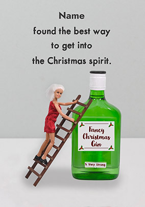 Christmas Spirit Personalised Card
