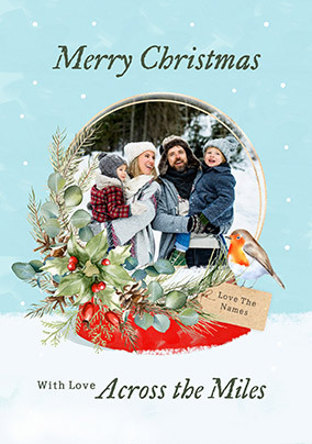Cancer Research UK From Across The Miles Christmas Photo Card