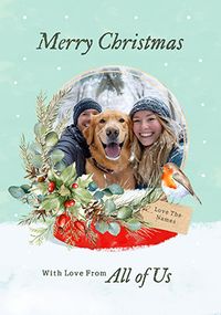 Tap to view Cancer Research UK From All Of Us Christmas Photo Card
