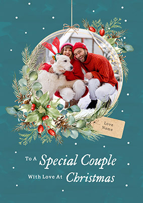 Cancer Research UK Special Couple Christmas Photo Card