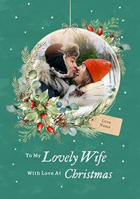 Tap to view Cancer Research UK Lovely Wife Christmas Photo Card