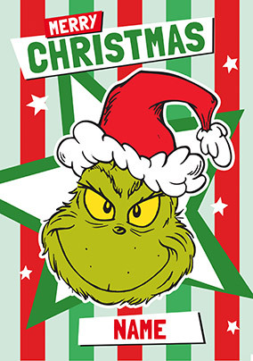 The Grinch Merry Christmas Card