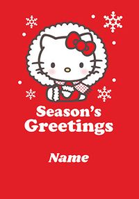 Tap to view Hello Kitty Season's Greetings Christmas Card