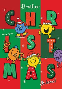 Tap to view Mr Men & Little Miss Brother Christmas Card