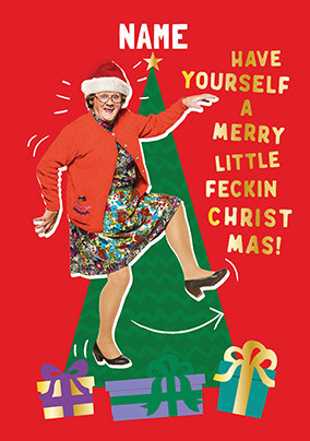 Mrs Brown's Boys Merry Feckin Christmas Card