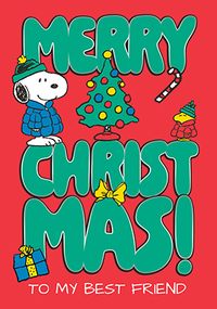 Tap to view Snoopy Best Friend Christmas Card