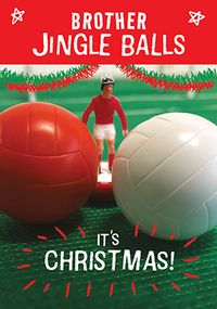 Tap to view Subbuteo Jingle Balls Christmas Card