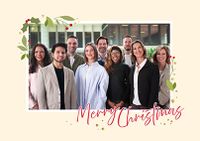Tap to view Landscape Photo Merry Christmas Corporate Card