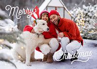Tap to view Landscape Photo Merry Christmas Card
