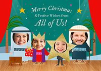 Tap to view Little Stars From All Of Us 4 Photo Christmas Card