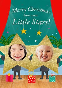 Tap to view Merry Christmas from your Little Stars 2 Photo Card