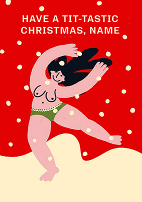 Tit-tastic Christmas Card