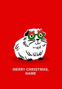 Tap to view Illustrated Guinea Pig Christmas Card