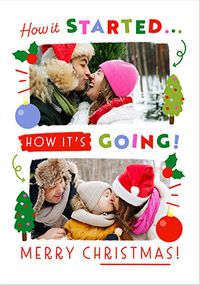 Tap to view How it Started vs How its Going Christmas Card