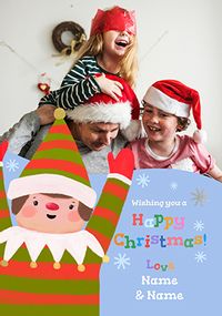 Tap to view Happy Christmas Elf Photo Card